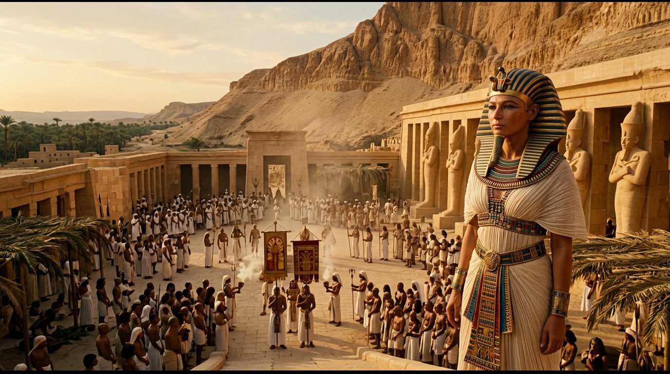 Hatshepsut Built Egypt’s Greatest Monument While Ruling as King - Historical illustration