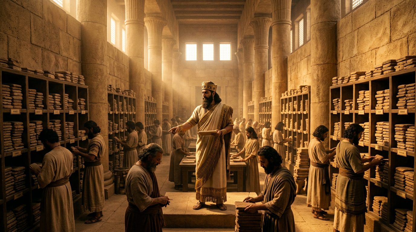The Library of Ashurbanipal: The World’s First Systematically Organized Collection - Historical illustration