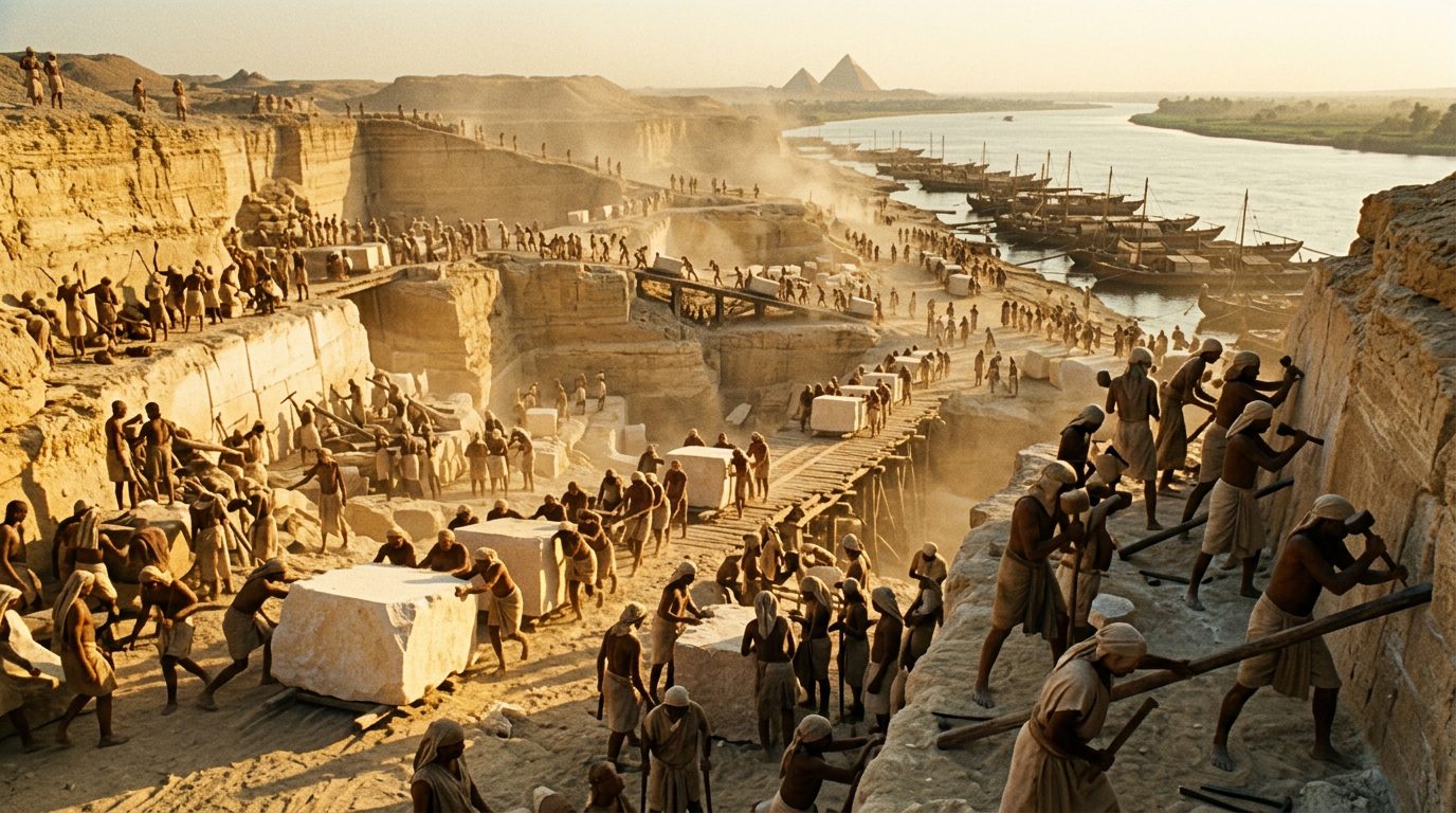 10 Ancient Egyptian Industries That Built the Pyramids