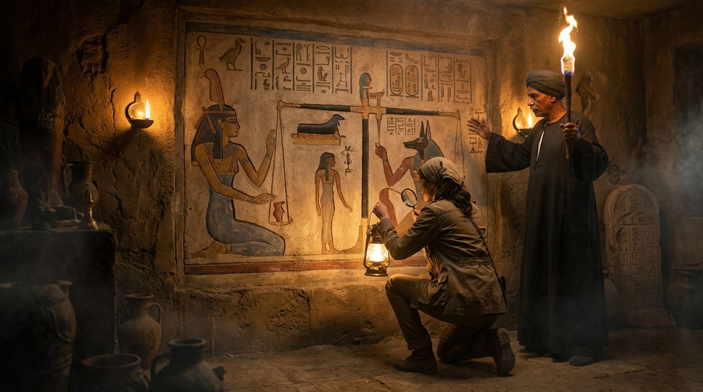 Egyptian Ma’at Required Death to Maintain Universal Order - Historical illustration