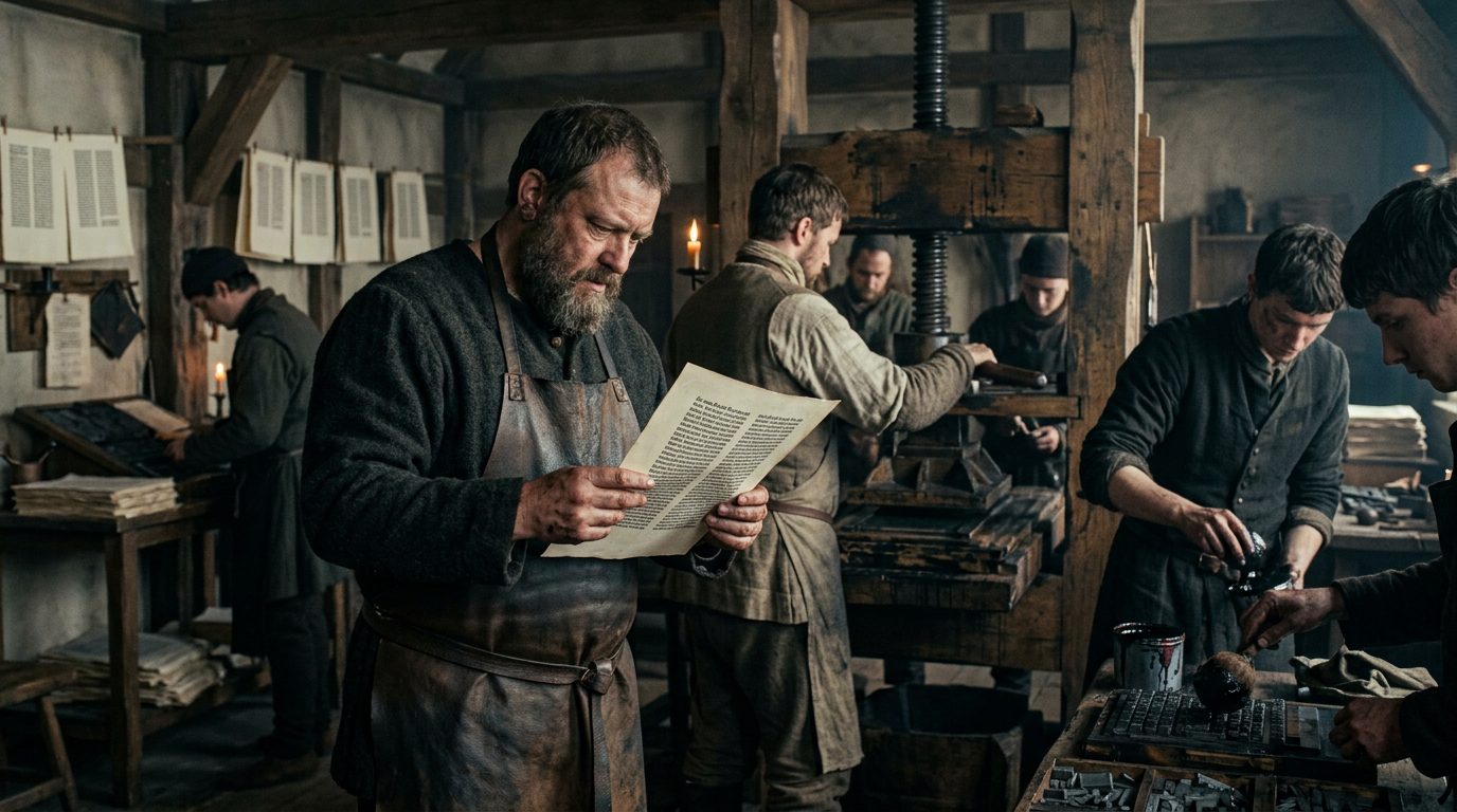 Oil-Based Ink Revolutionized Print Clarity - Historical illustration
