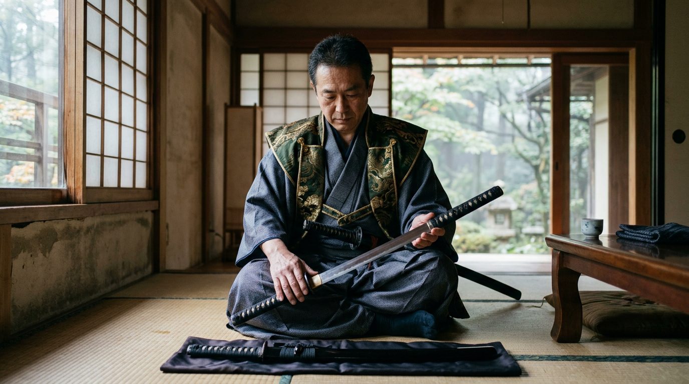 Wakizashi: The Companion Blade of Honor - Historical illustration