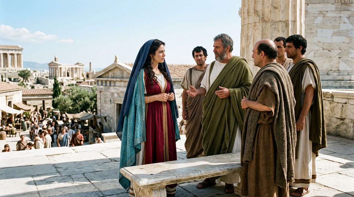 Aspasia of Miletus - Pericles’ Intellectual Equal - Historical illustration