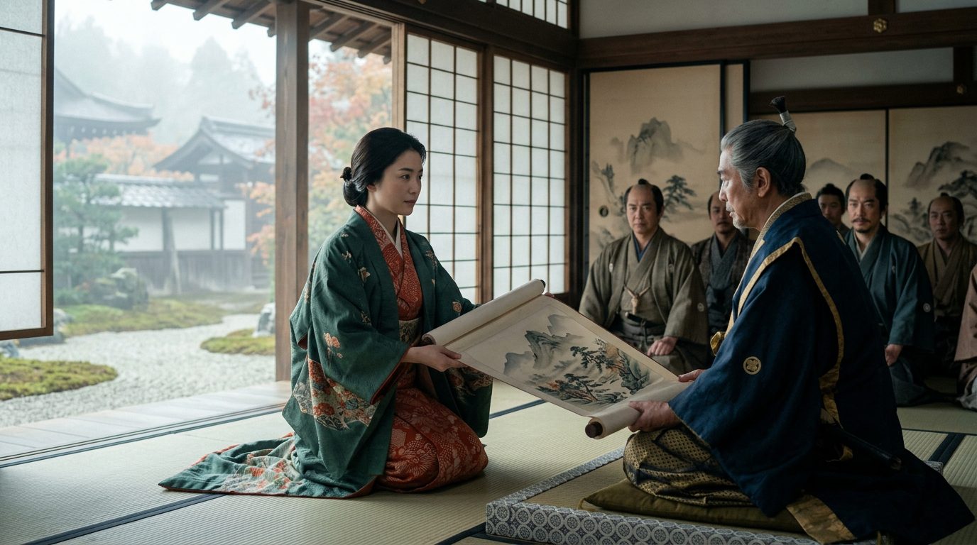 Kiyohara Yukinobu Shattered Japan’s Male-Only Painting Academy in 1649 - Historical illustration