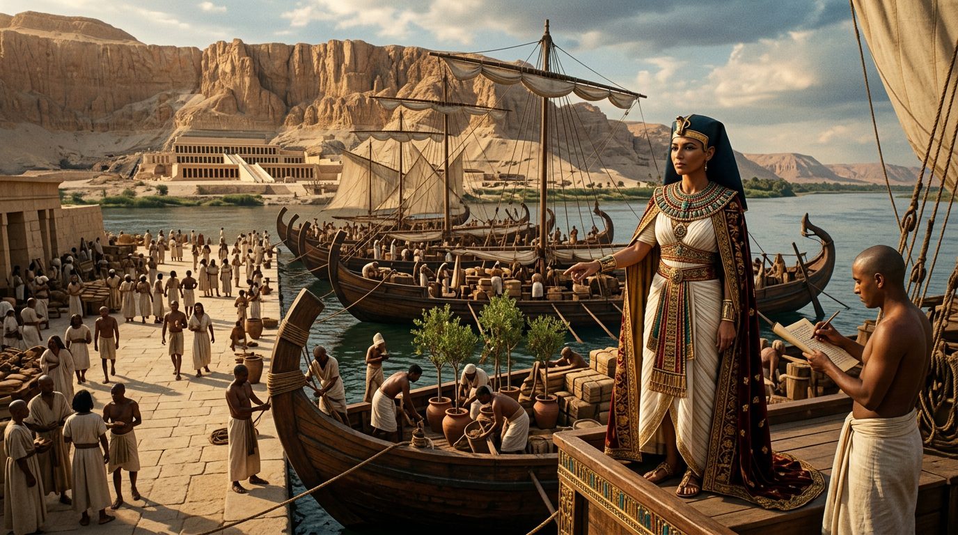 Hatshepsut Sent Egypt’s Greatest Scientific Expedition to Punt - Historical illustration