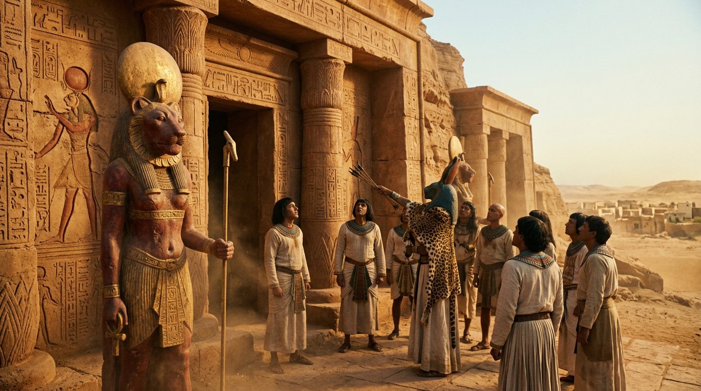 Sekhmet’s Disease-Bringing Arrows - Historical illustration