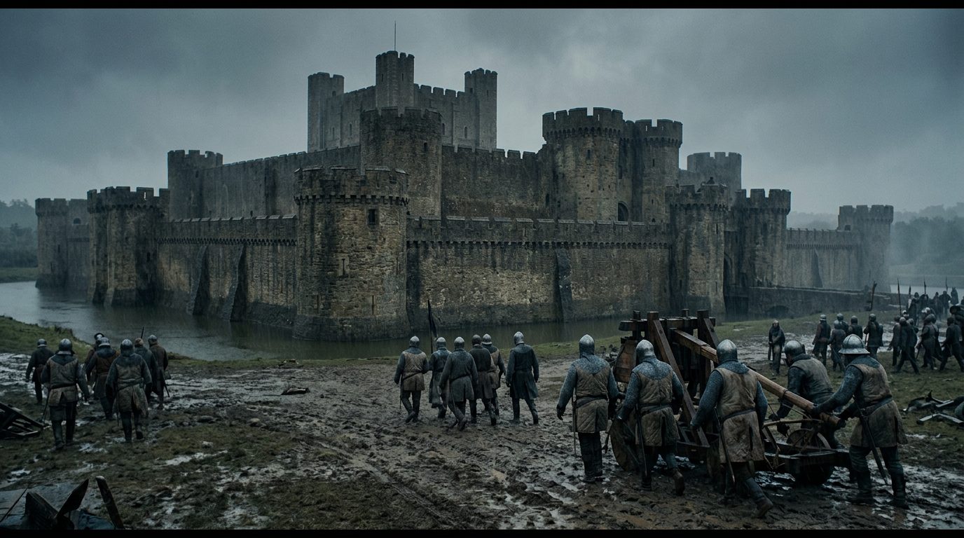 Concentric Walls Made Castles Nearly Impossible to Breach - Historical illustration
