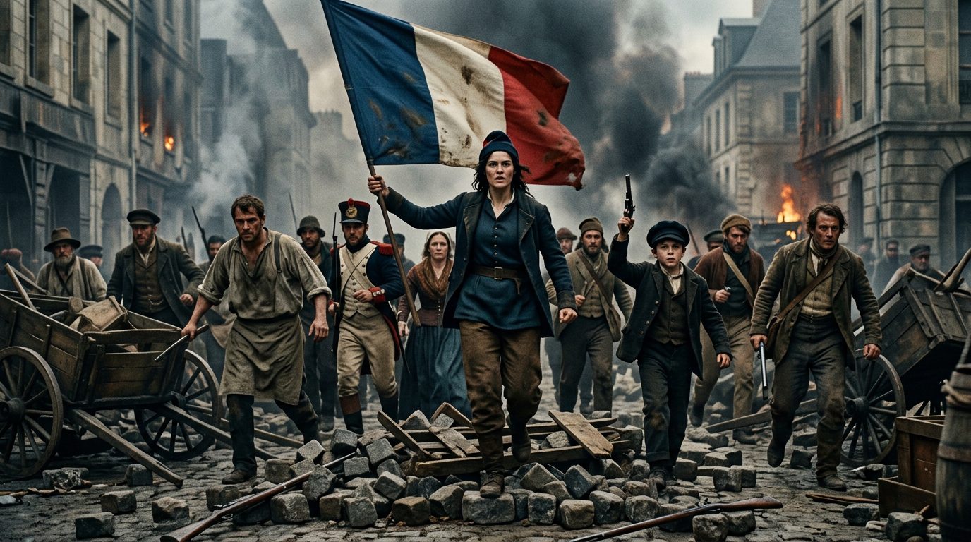 Delacroix’s ‘Liberty Leading the People’ Became Every Revolution’s Visual Anthem - Historical illustration