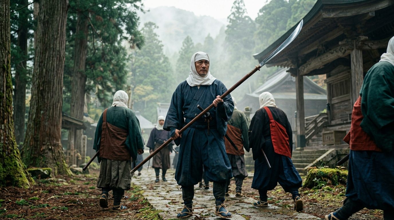 Naginata: The Curved Blade That Redefined Reach - Historical illustration