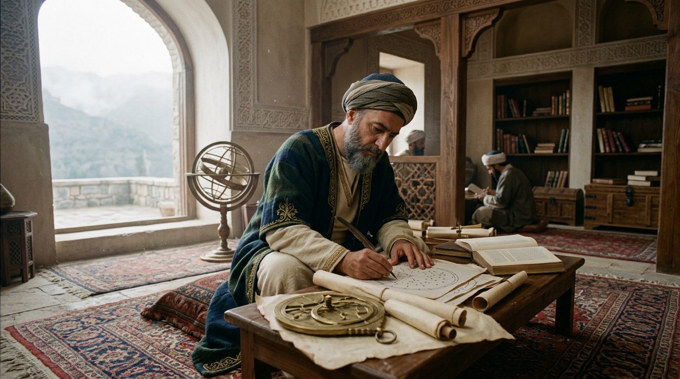 Abd al-Rahman al-Sufi Discovered Galaxies Nobody Would See Again for 700 Years - Historical illustration