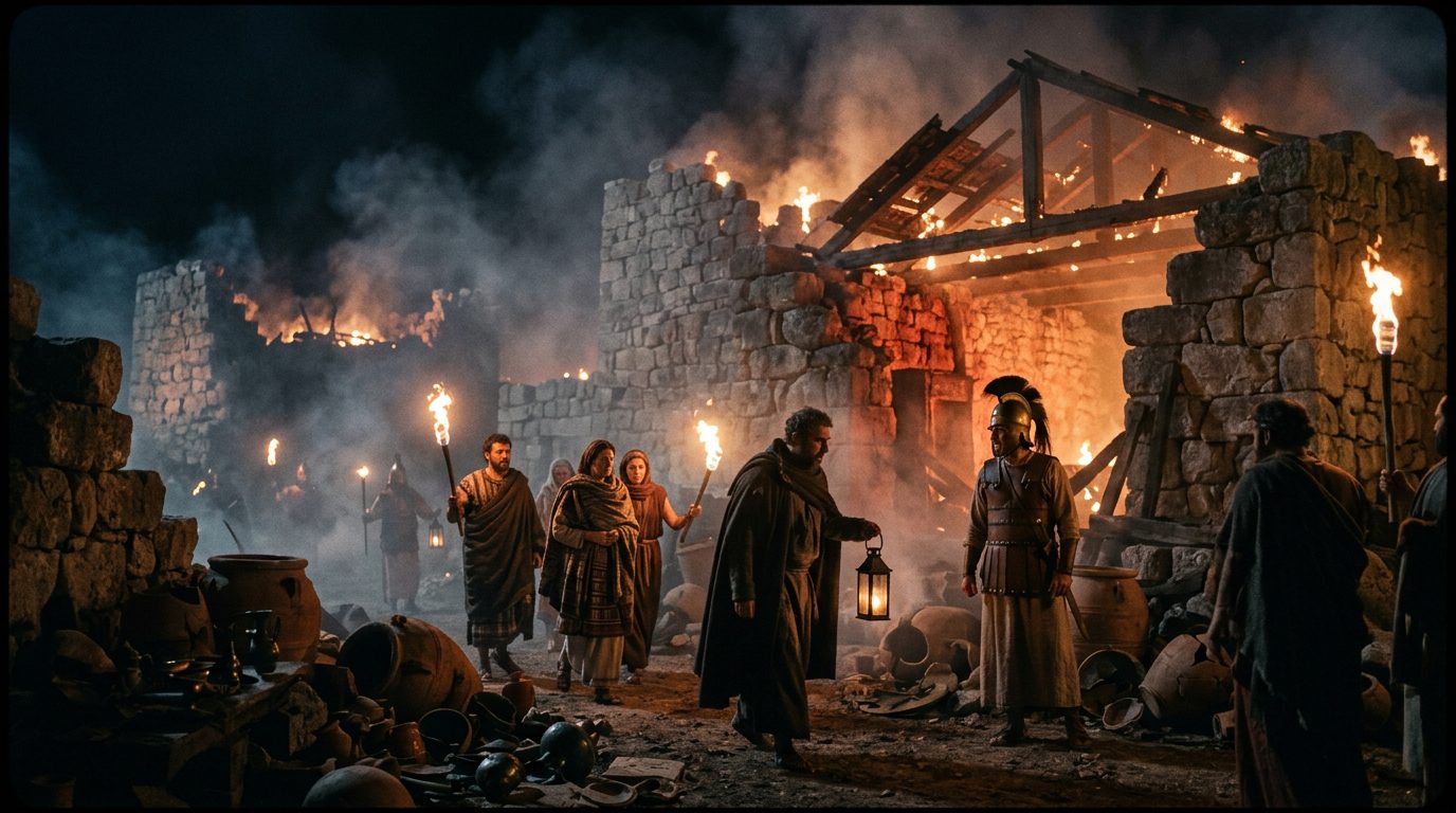 Mycenaean Palaces Collapsed Within a Single Generation - Historical illustration