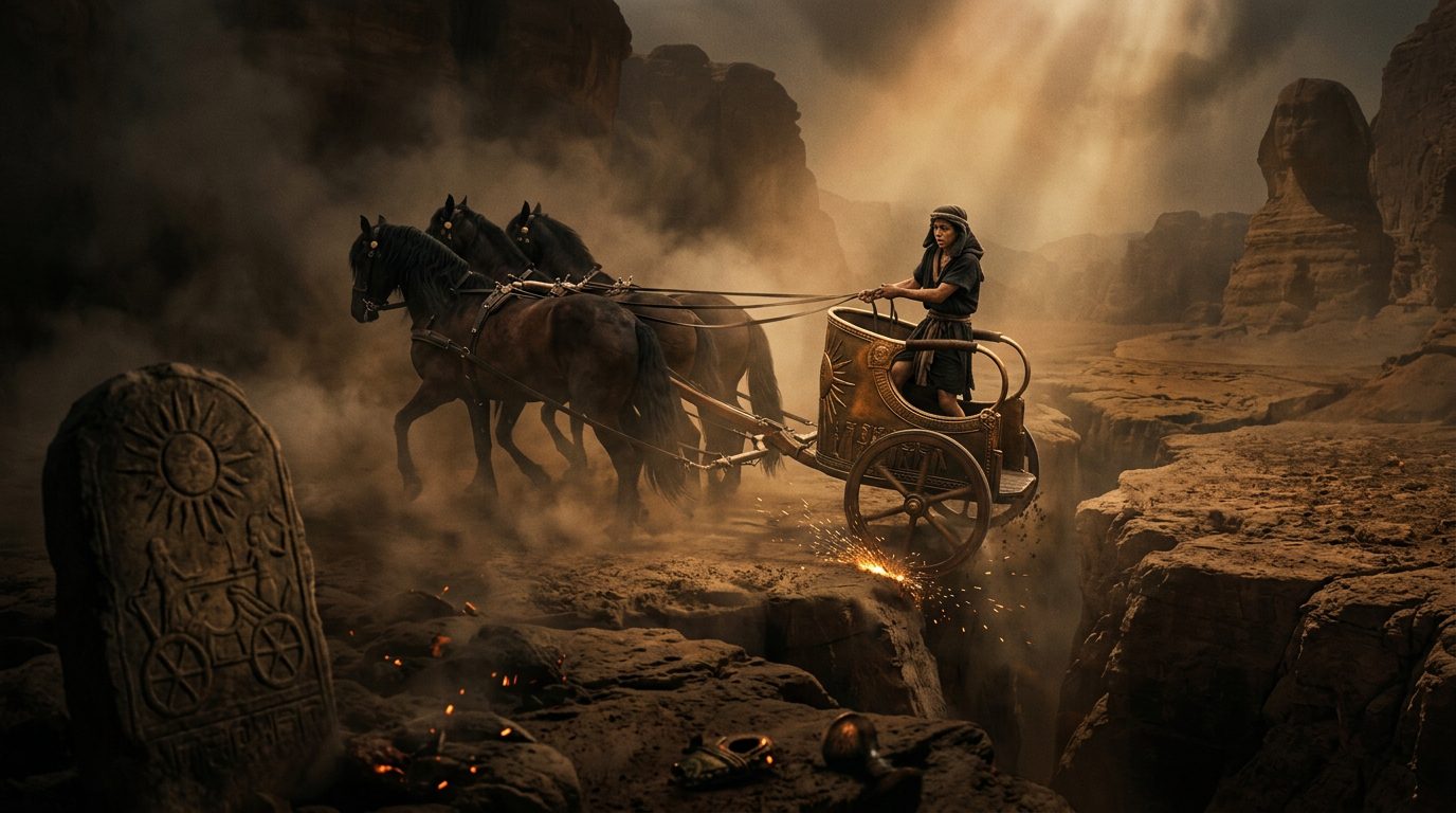 Phaethon: The Boy Who Scorched Africa - Historical illustration