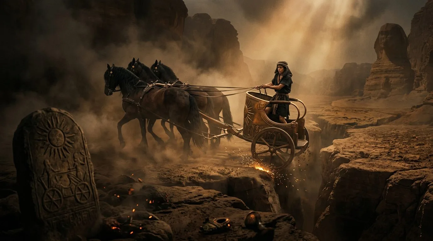 Phaethon: The Boy Who Scorched Africa - Historical illustration