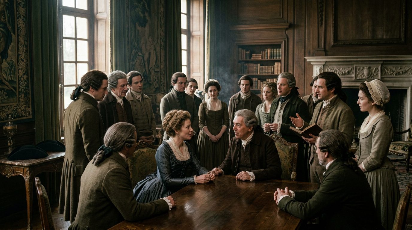 Suzanne Necker’s Geneva Salon: Banking Meets Philosophy - Historical illustration