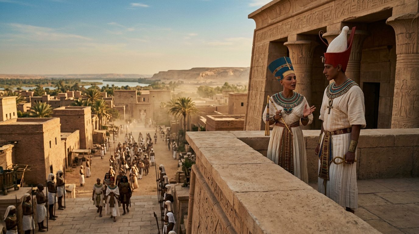 Nefertiti Wielded Pharaonic Power Alongside Akhen