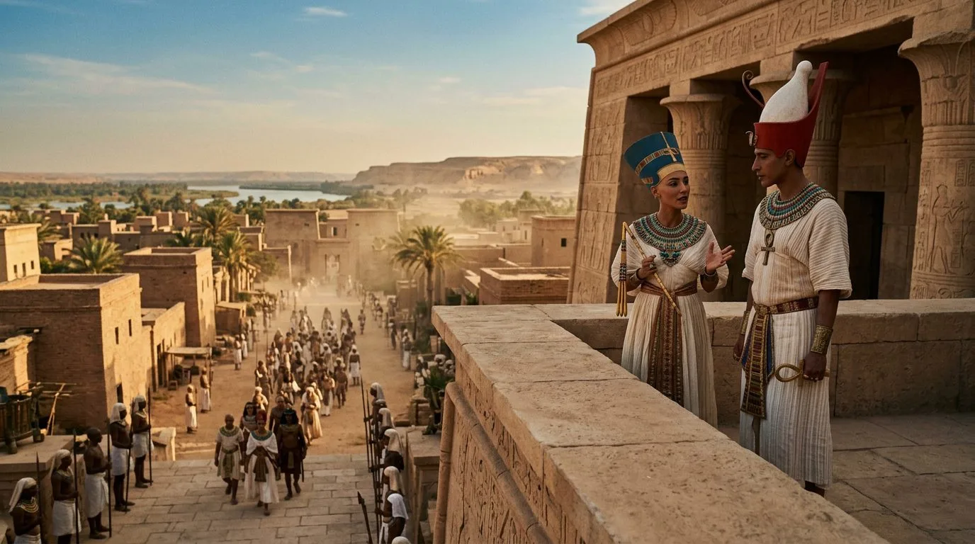 Nefertiti Wielded Pharaonic Power Alongside Akhen
