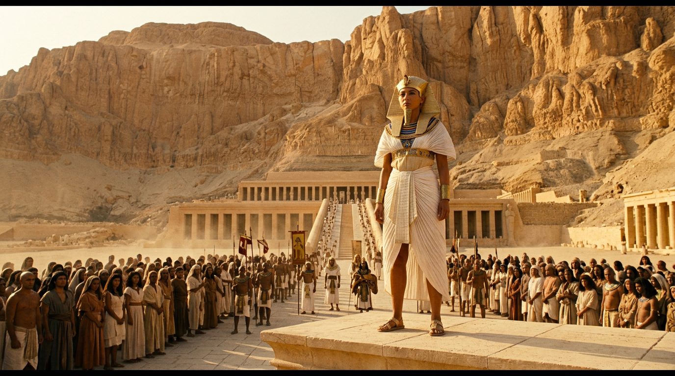 Hatshepsut: The King Who Declared Herself Male - Historical illustration