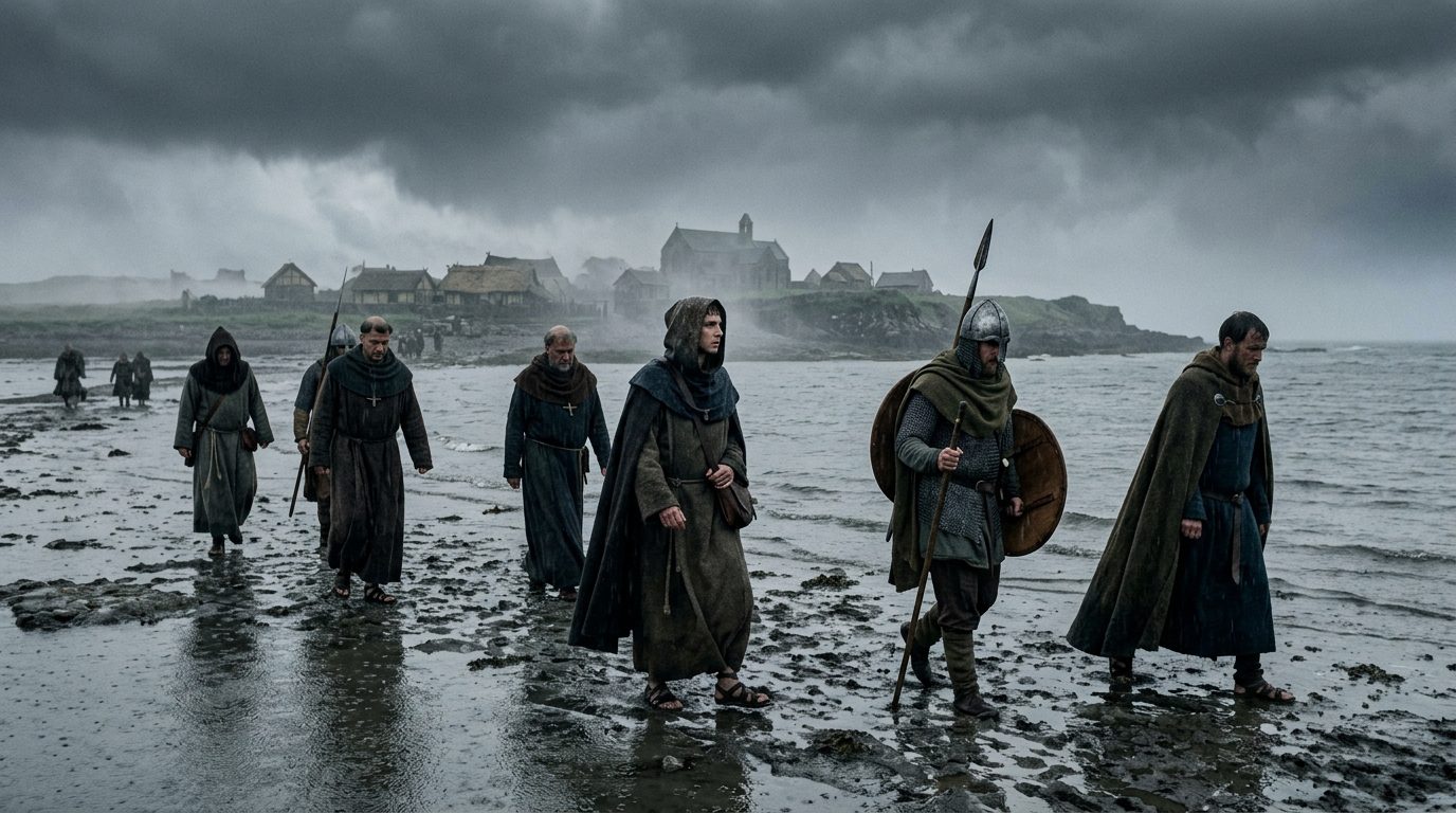 Lindisfarne: The Island That Illuminated Britain - Historical illustration