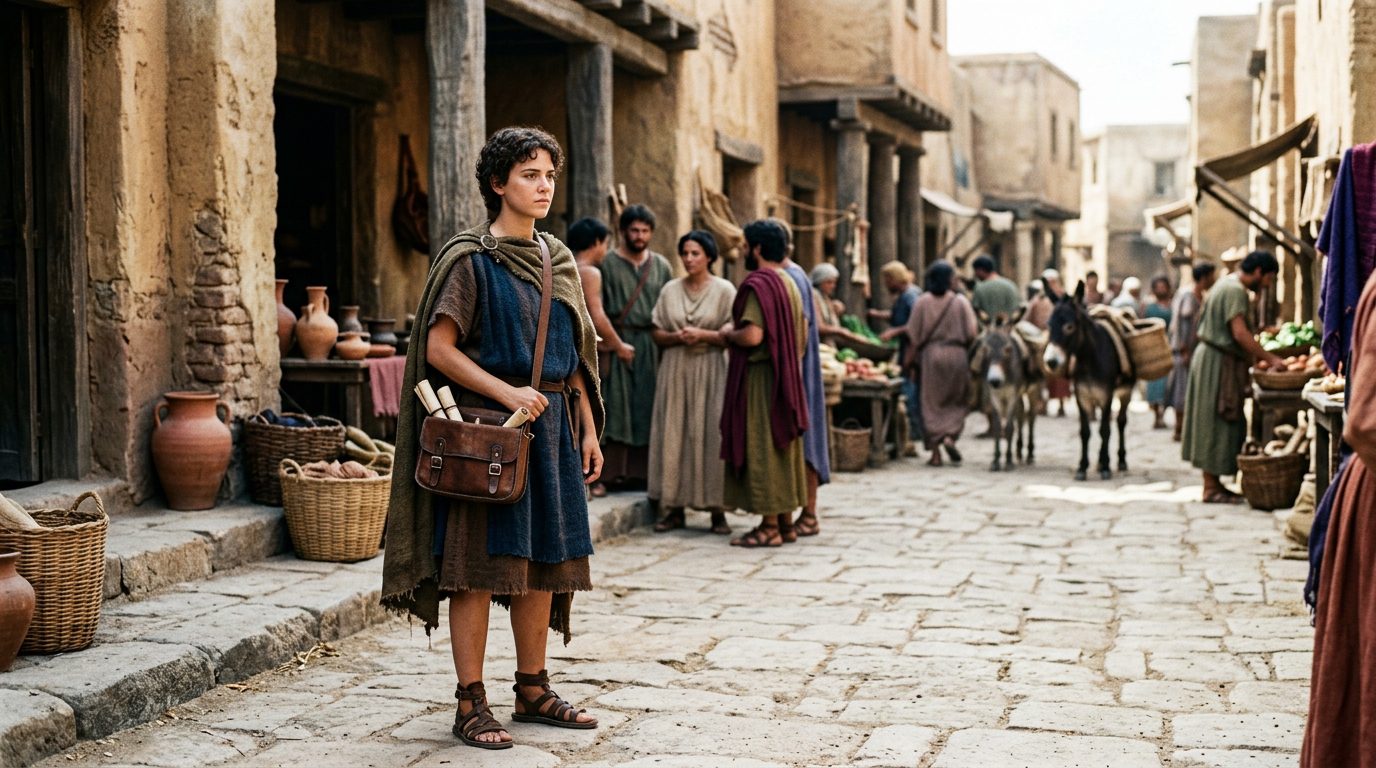 Agnodice - Athens’ First Female Physician - Historical illustration