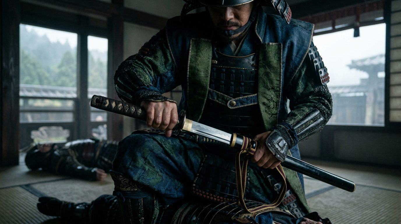 Tantō: The Honor Blade That Decided Fate in Close Combat - Historical illustration