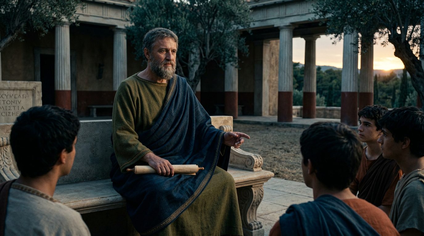 Plato’s Republic Defined Ideal Government 2,400 Years Ago - Historical illustration