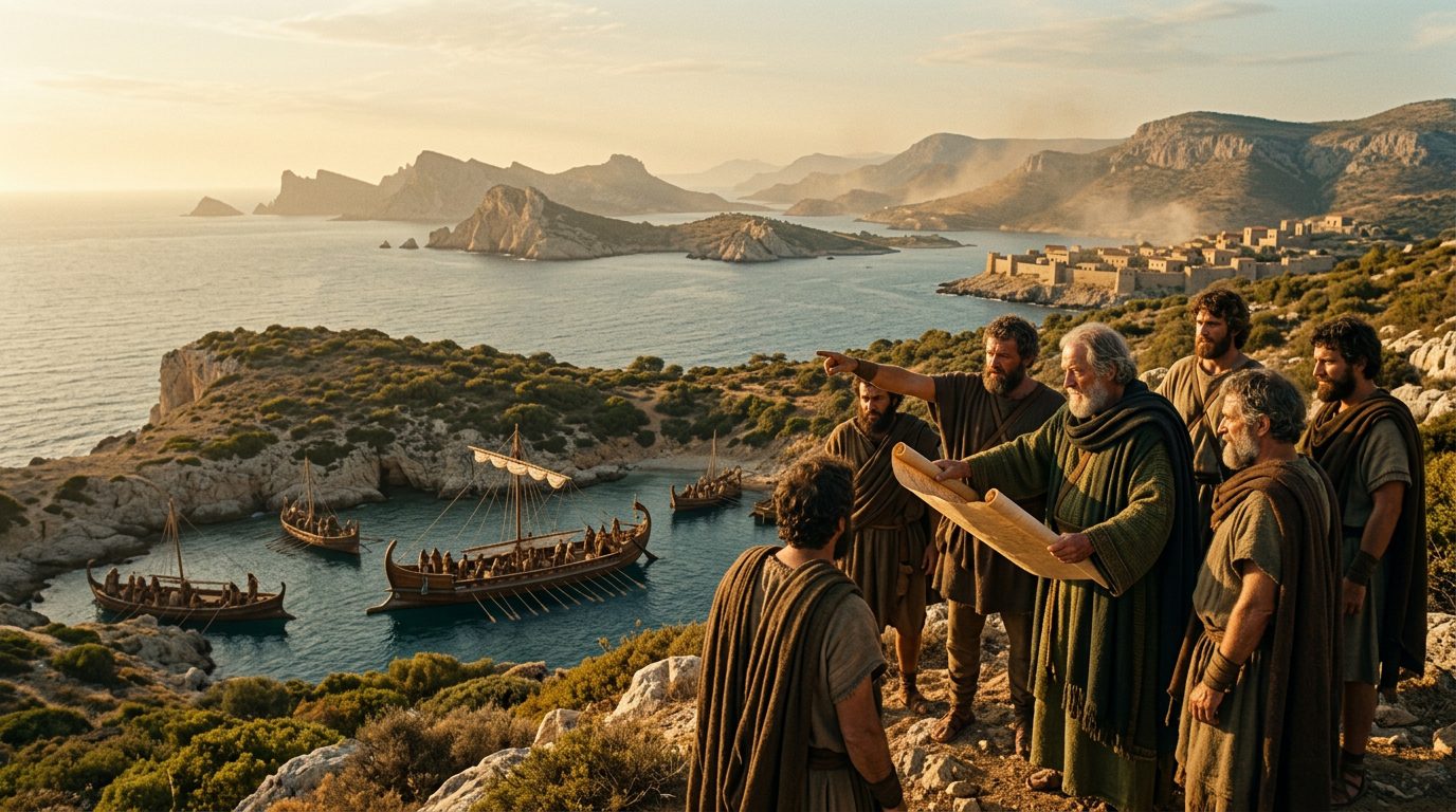 The Odyssey: Navigation Guide Disguised as Adventure Tale - Historical illustration