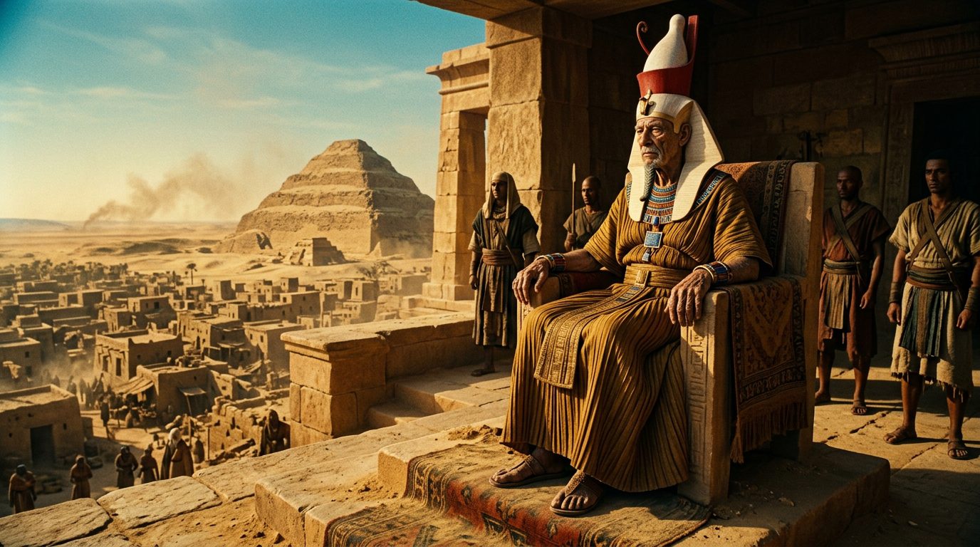 Pepi II Ruled for 94 Years and Watched Egypt Crumble - Historical illustration