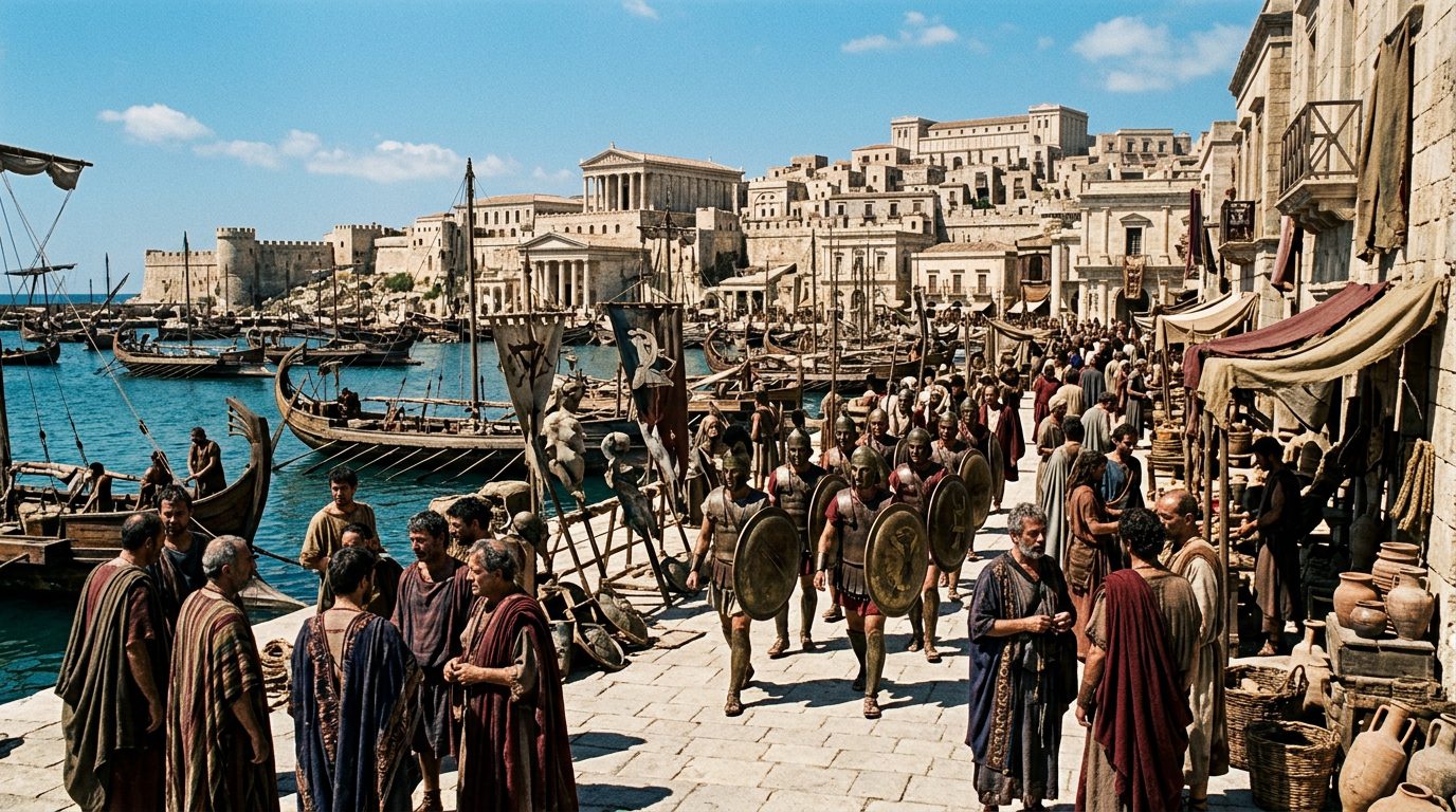 Syracuse Crushed Athens and Became the Mediterranean’s Richest City - Historical illustration