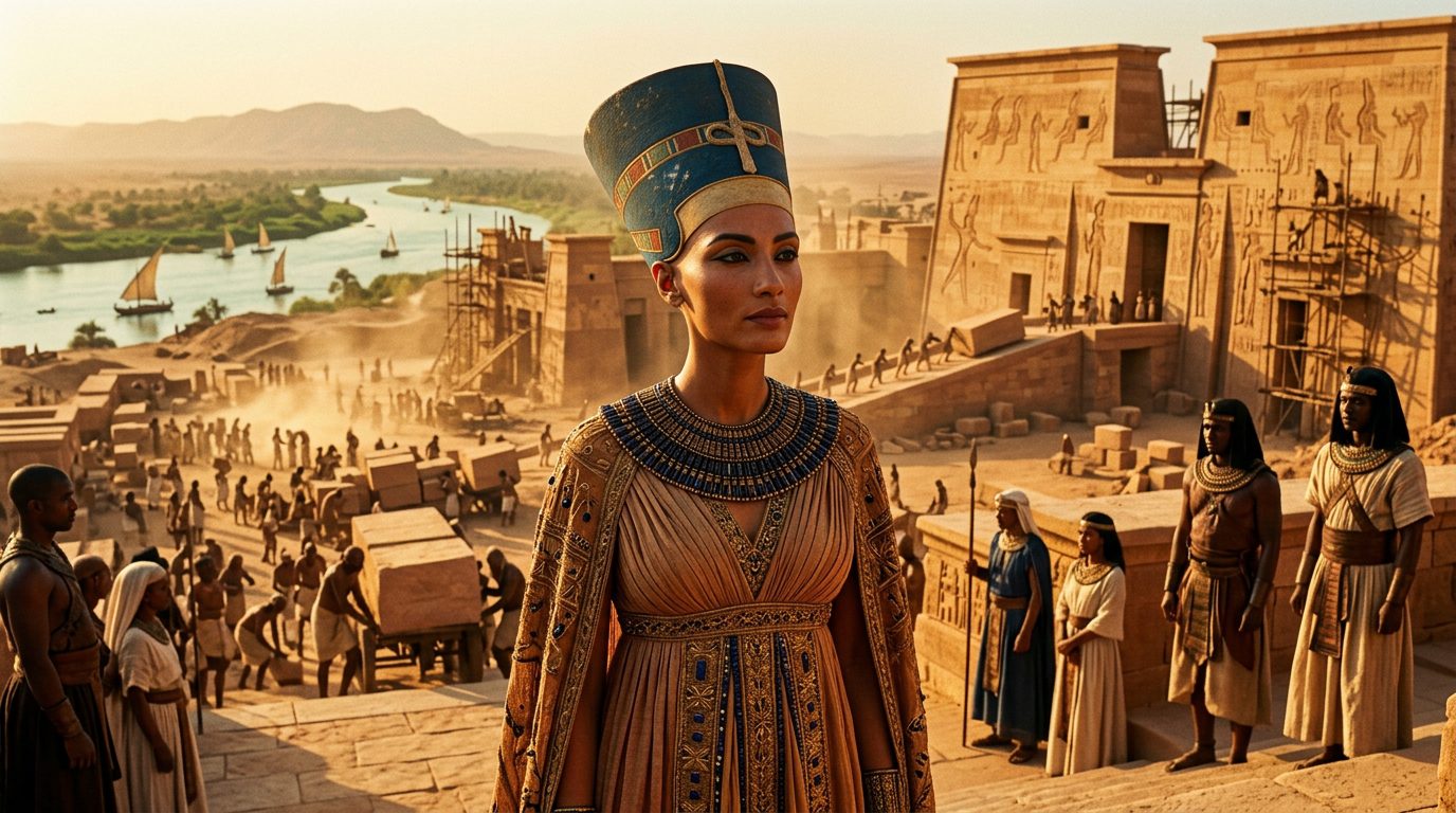 Nefertiti: The Beautiful One Who May Have Ruled as Pharaoh - Historical illustration