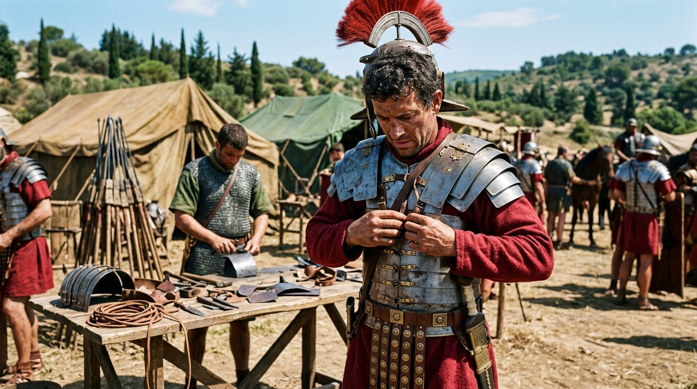 Lorica Segmentata: Iron Plates That Redefined Protection - Historical illustration