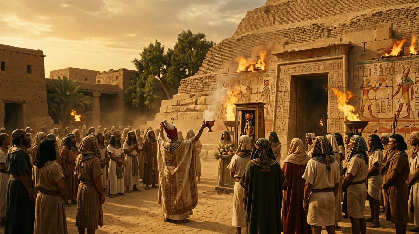 Ra’s Solar Flames of Punishment - Historical illustration