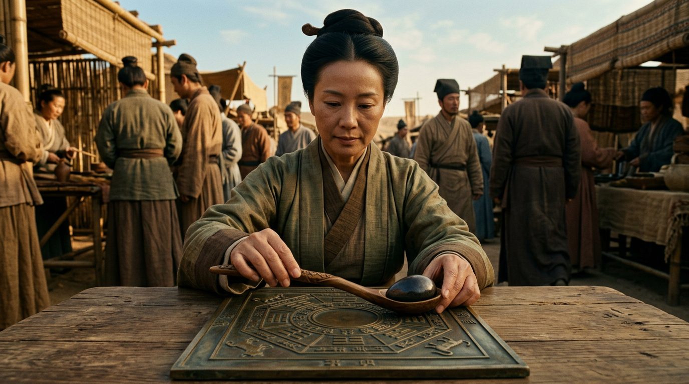 Chinese South-Pointing Spoon: The Magnetized Fortune Teller - Historical illustration