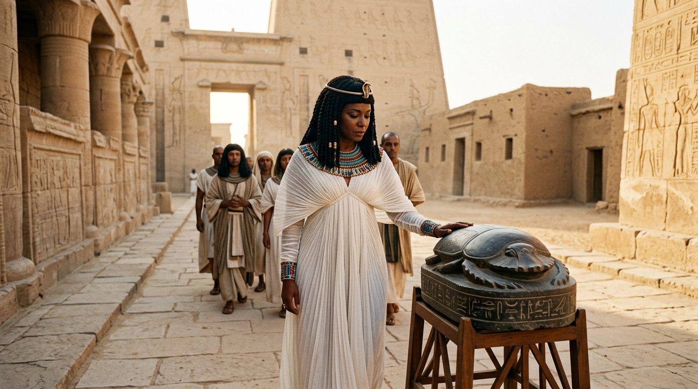 Tiye - The Commoner Who Became Egypt’s Most Powerful Queen Mother - Historical illustration