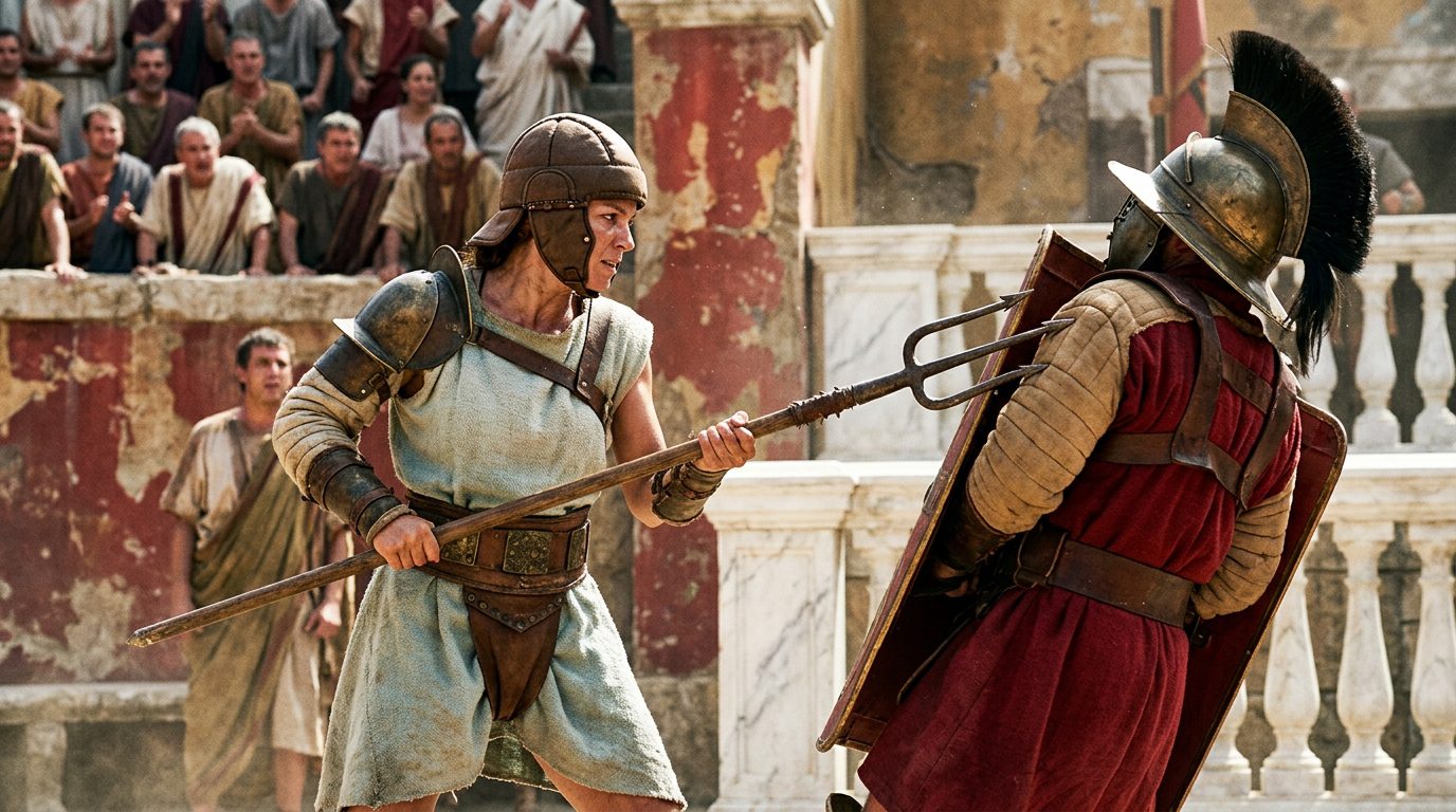 Fascina: The Harpoon That Pinned Opponents - Historical illustration