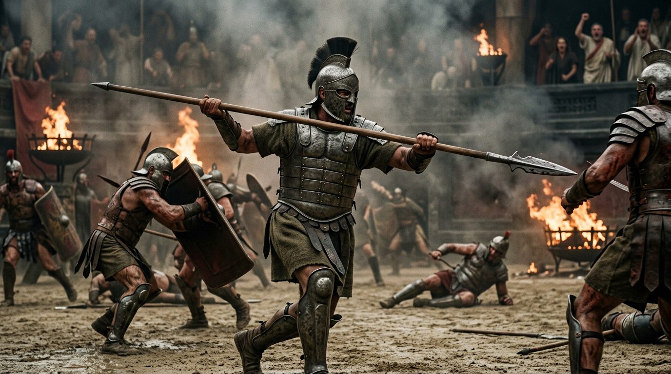 Hasta: The Spear That Kept Death at Distance - Historical illustration