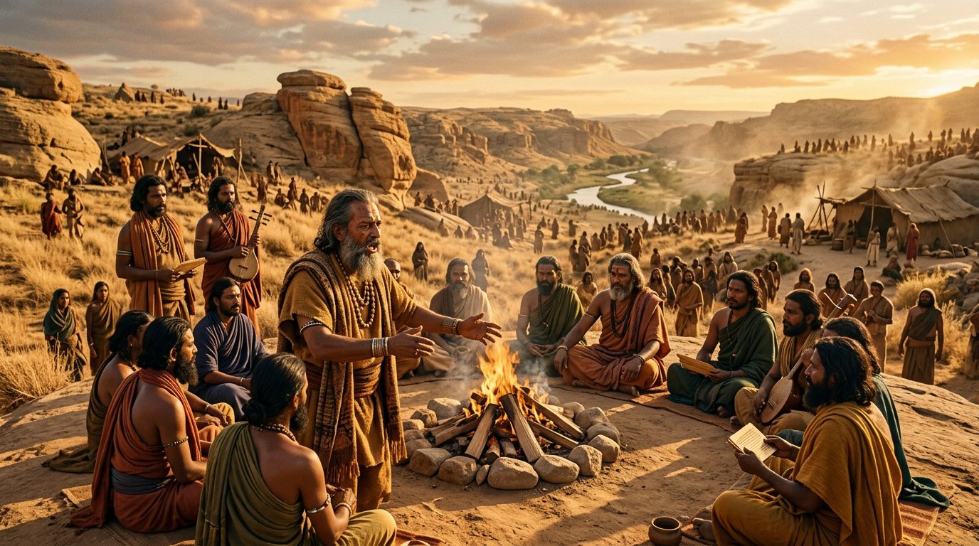 Rigveda Hymns: The Sacred Poetry That Built Hinduism - Historical illustration