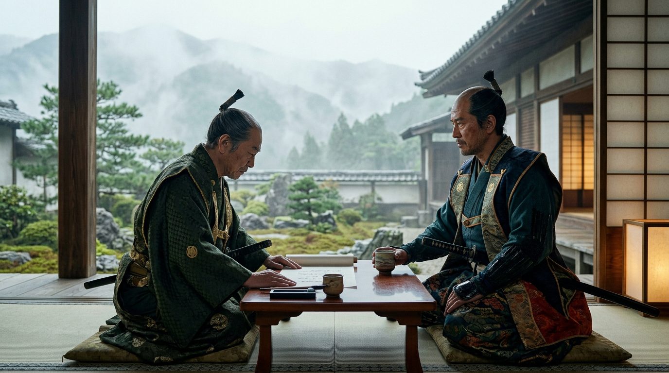 Makoto (Honesty) - When Your Word Was More Binding Than Contracts - Historical illustration