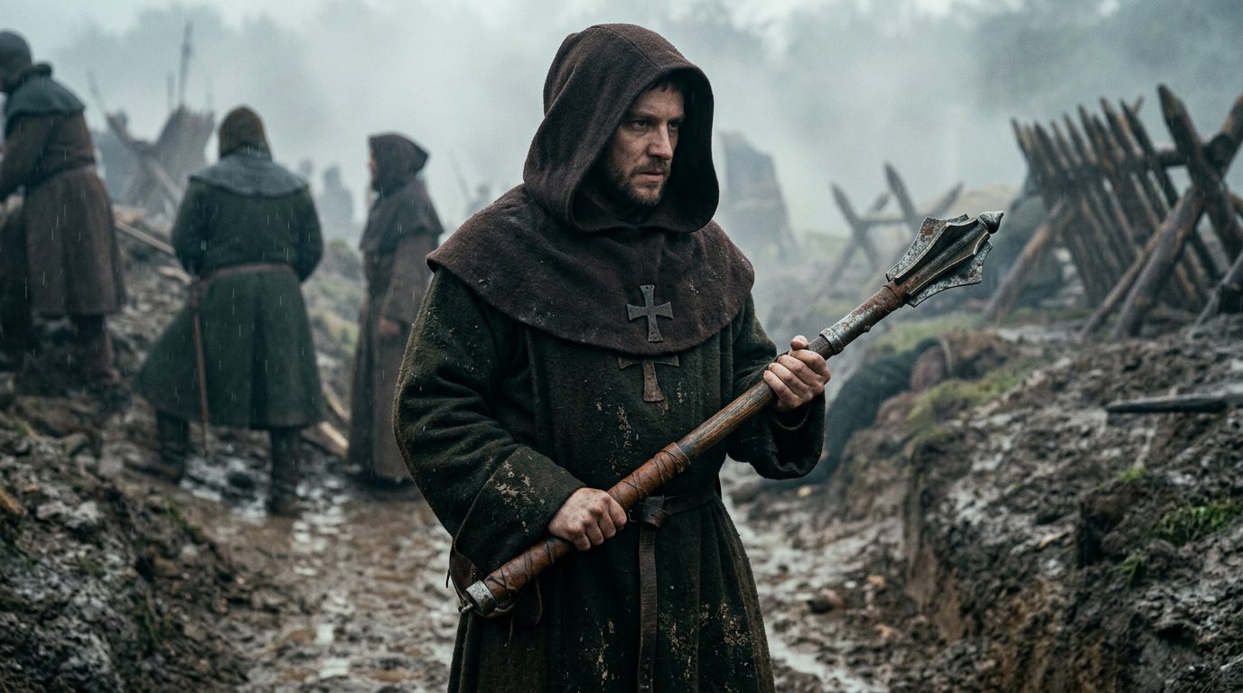 The Mace - The Cleric’s Weapon - The King (2019), Kingdom of Heaven style cinematic historical scene