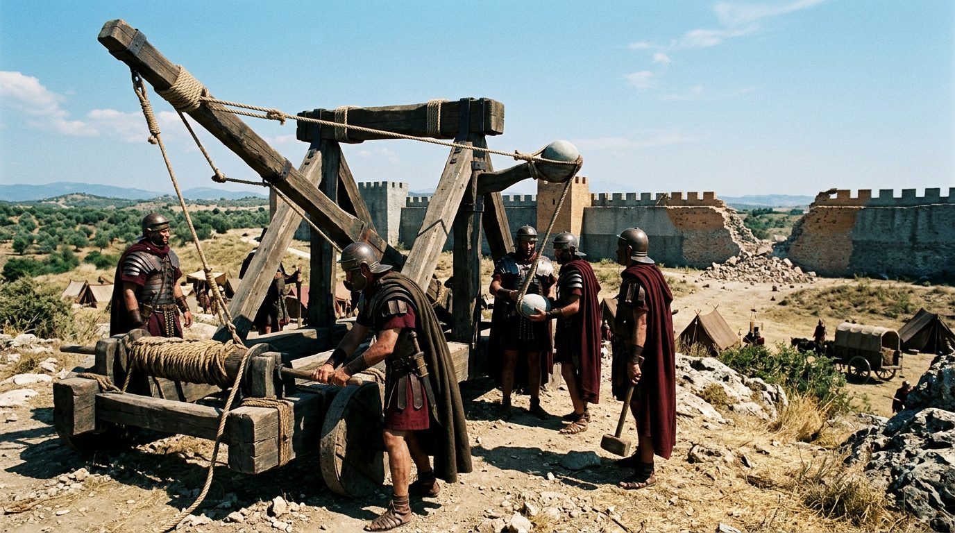 Onager: The Stone Thrower That Smashed Fortifications - Historical illustration