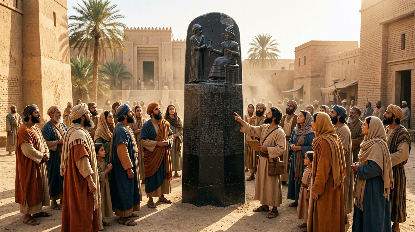 The Code of Hammurabi: 282 Laws That Defined Justice - Historical illustration