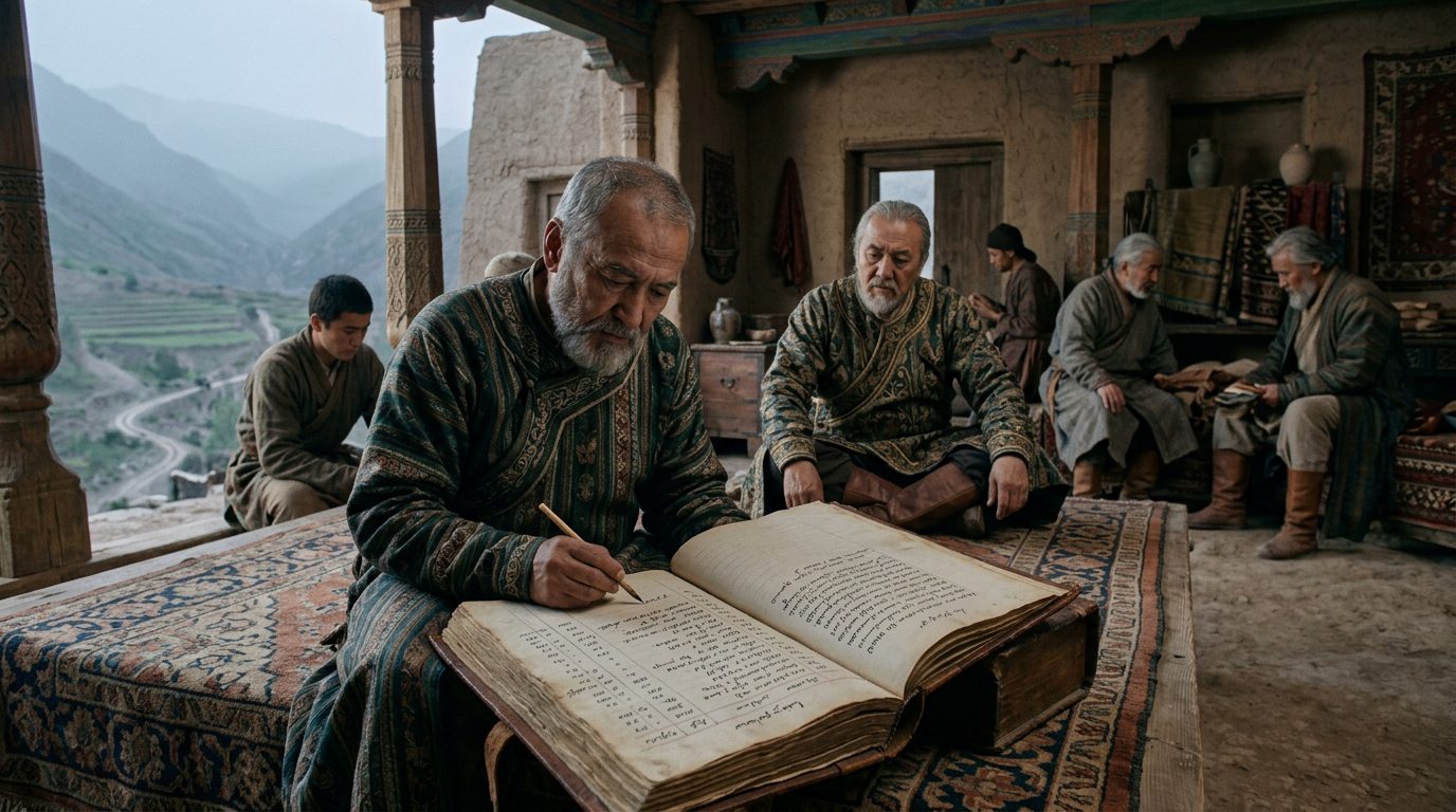 Akhmat: The Ledger That Reveals Three Empires’ Economies - Historical illustration