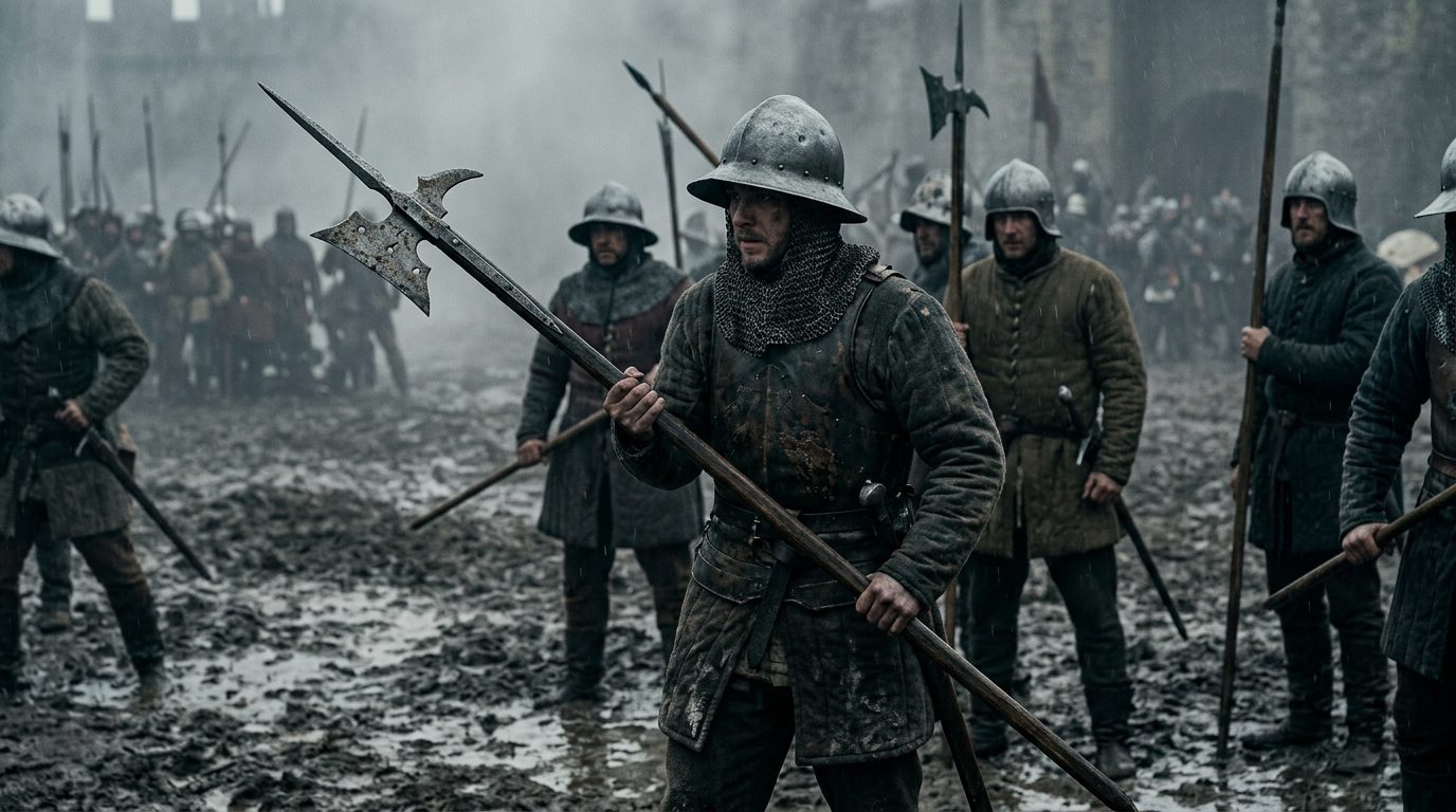 The Halberd - Infantry’s Swiss Innovation - The King (2019), Kingdom of Heaven style cinematic historical scene