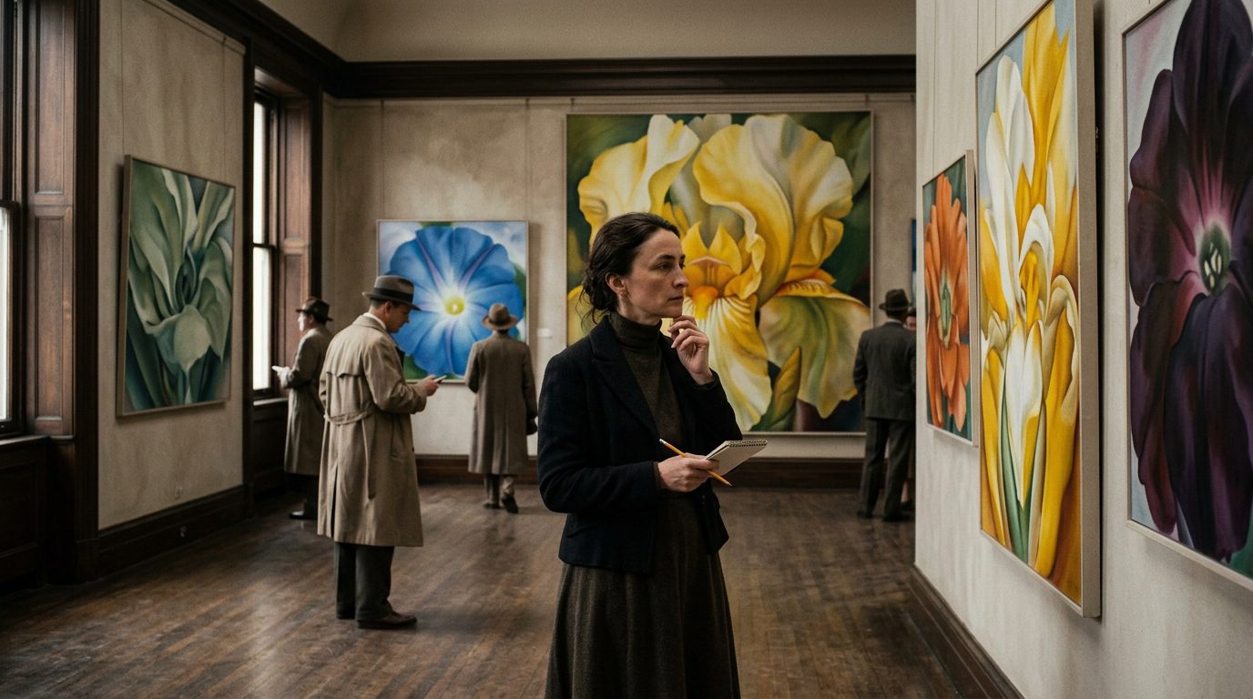 Georgia O’Keeffe Painted Flowers So Large They Forced Viewers to See Nature Differently - Historical illustration