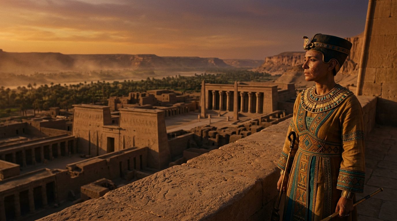 Sobekneferu - Egypt’s First Confirmed Female Pharaoh - Historical illustration