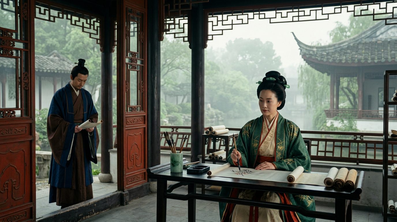 Ma Shouzhen Rejected Marriage 40 Times to Preserve Her Artistic Freedom - Historical illustration