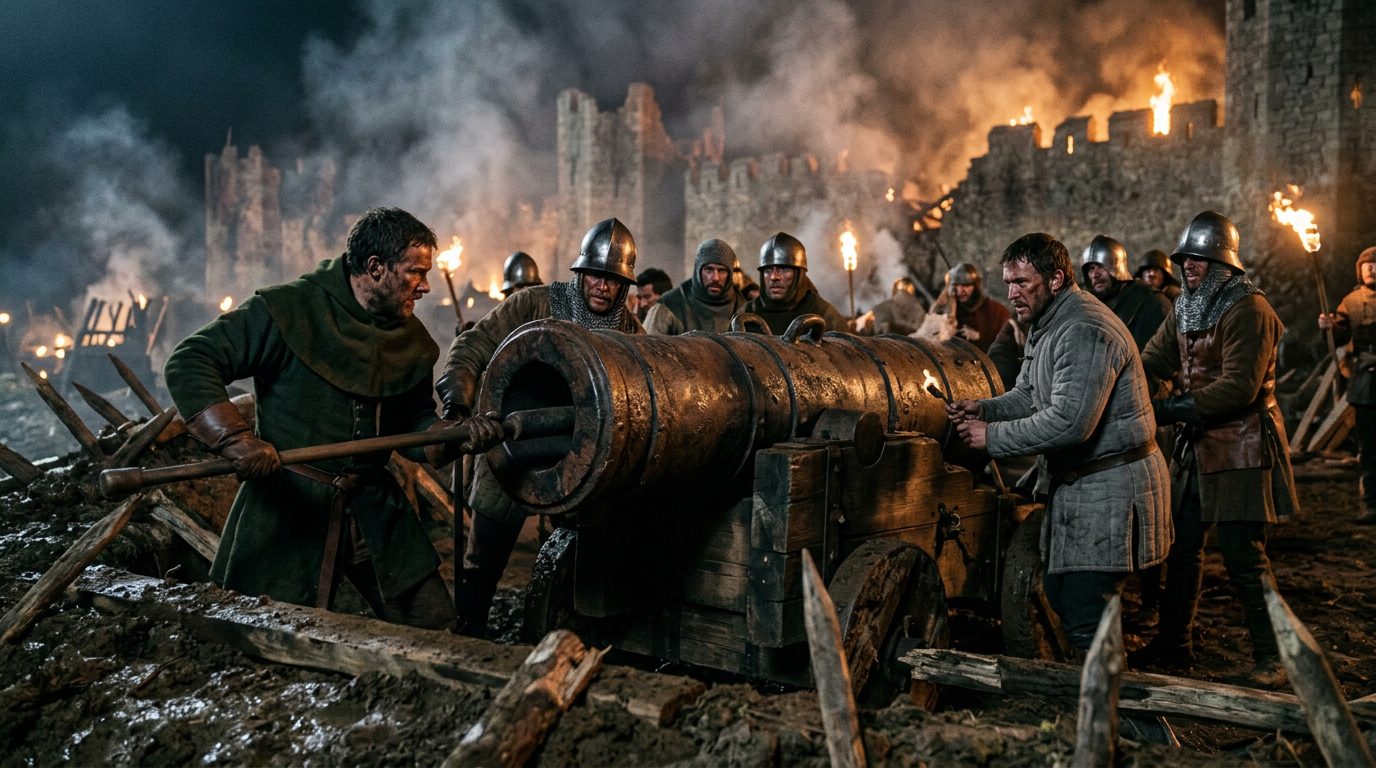 Bombard Cannon: The Gunpowder Monster That Ended the Medieval Age - 1917, Saving Private Ryan style cinematic historical s…