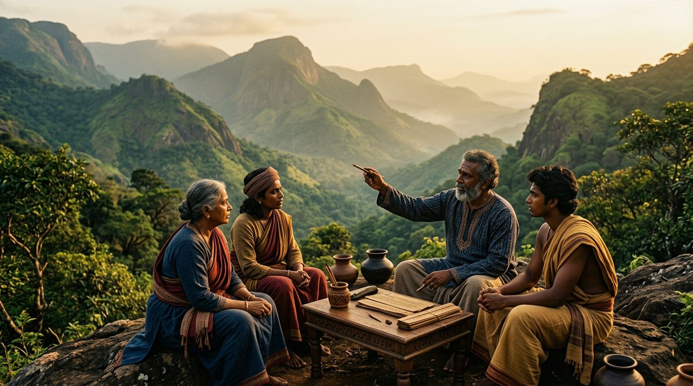 Tamil Sangam Poets Categorized Love Into Five Precise Landscapes - Historical illustration