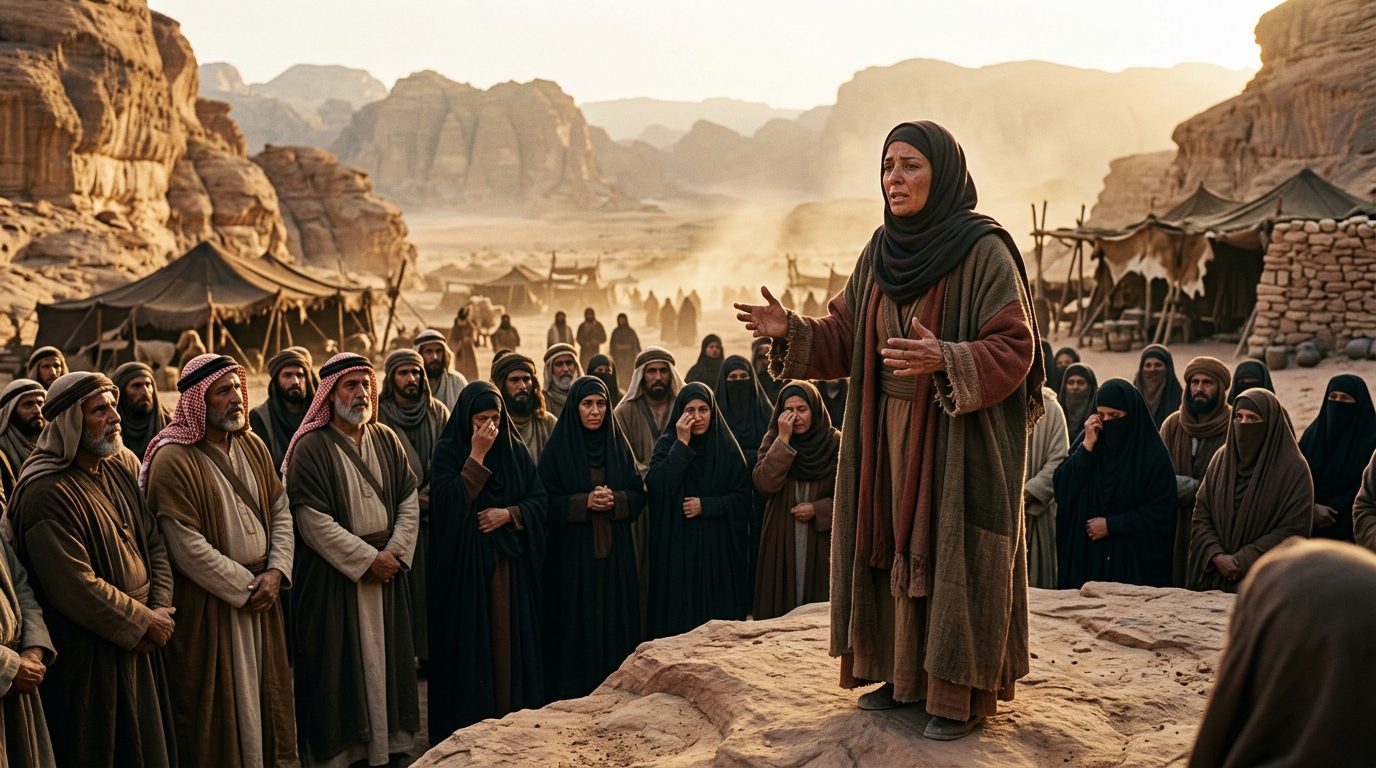 Al-Khansa: The Arabian Elegy Master - Historical illustration