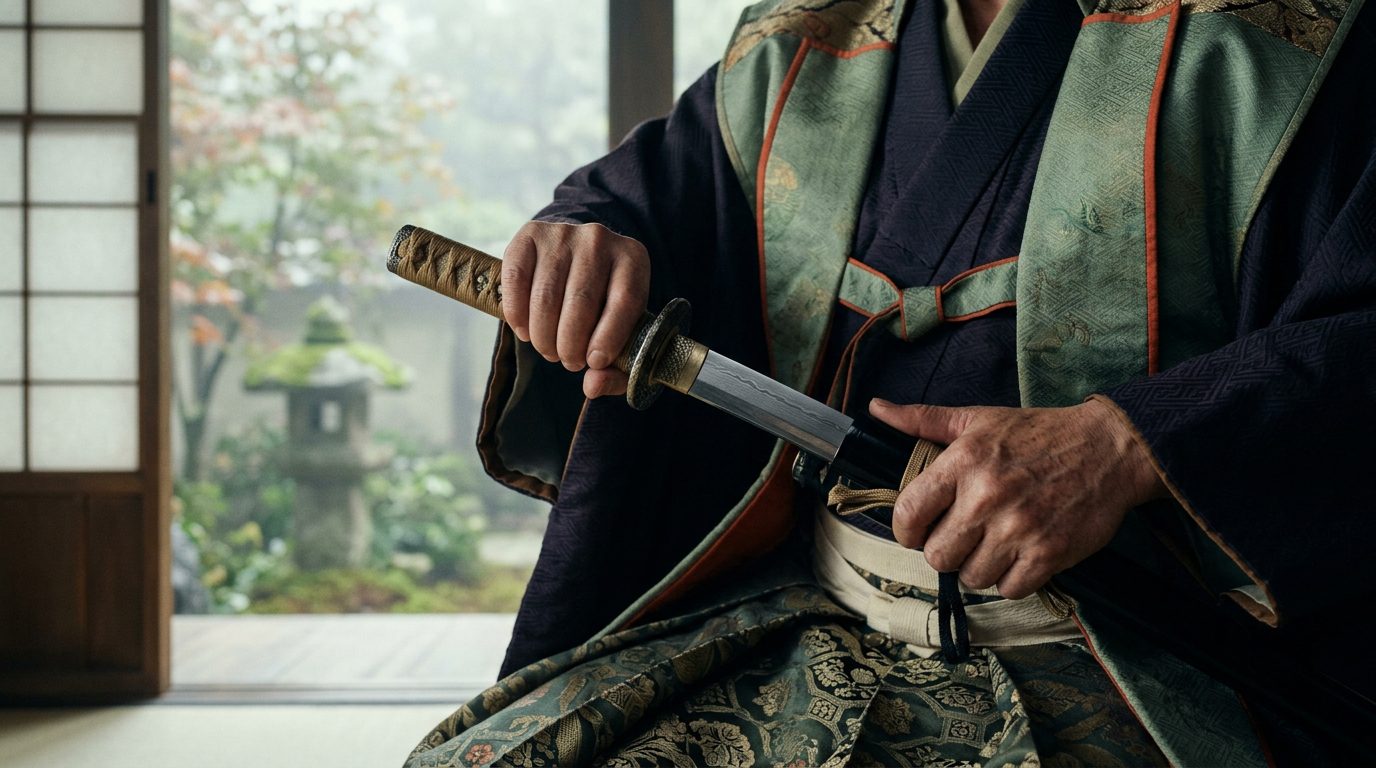 Tanto: The Samurai Dagger That Served Honor and Survival - Historical illustration