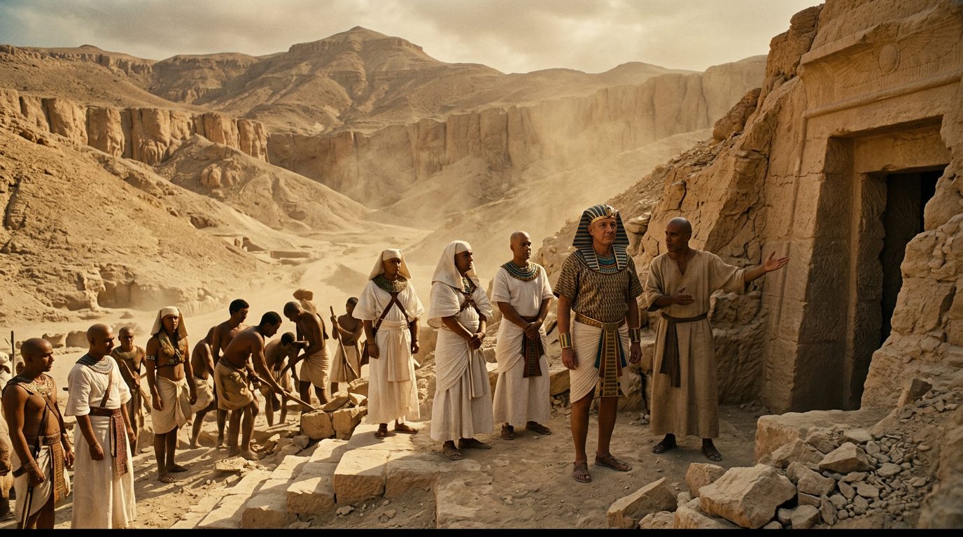 Thutmose I Was the First Pharaoh Buried in the Valley of the Kings - Historical illustration